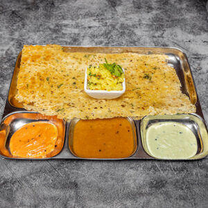Onion Rava Masala Dosa