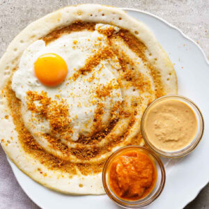 Egg Podi Dosa