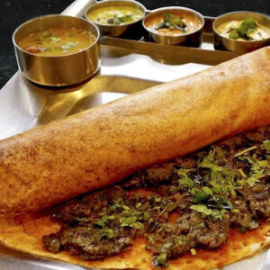 Mutton Masala Dosa