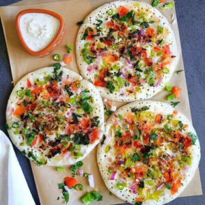Uttappam (Onion, Tomato or Mix)